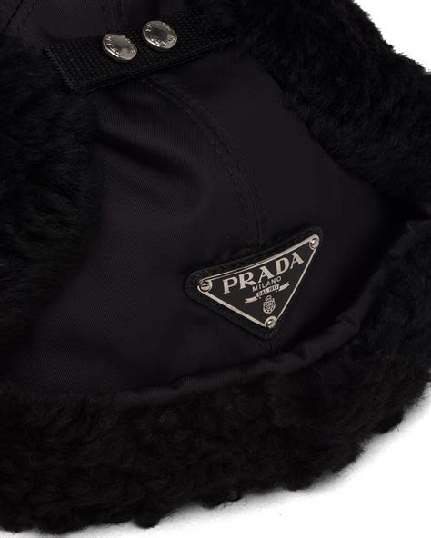 prada furry hat|Hats and Gloves for Women .